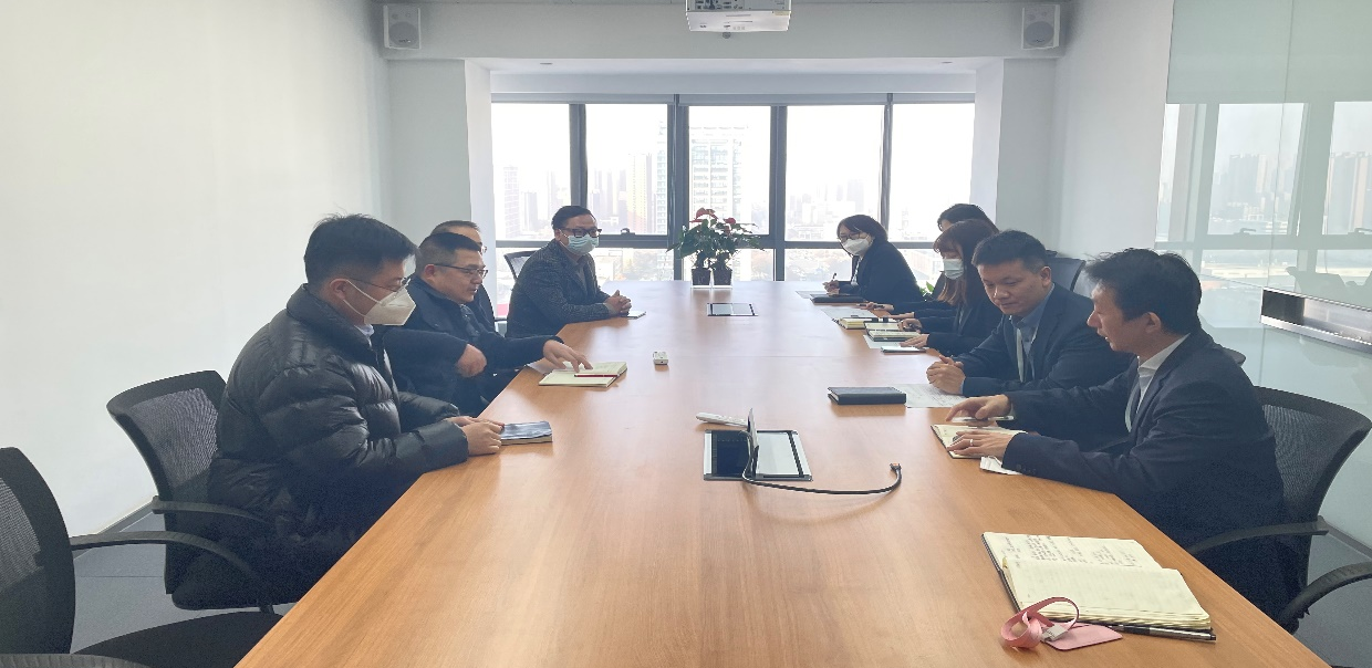 長安財通與陜西金融資產(chǎn)管理股份有限公司、融創(chuàng)西北公司座談交流